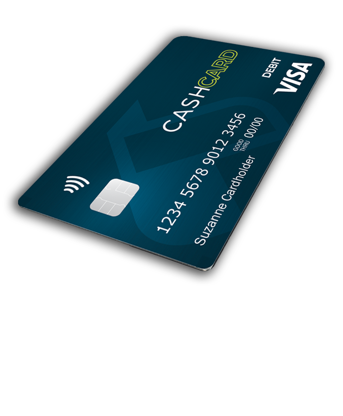 Image of US Eagle Cashback Debit card.